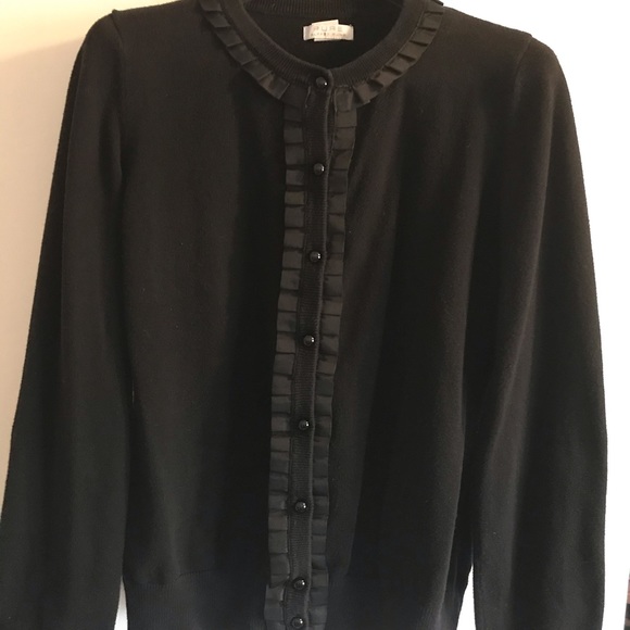 Alfred Sung Ruffled Cardigan - Picture 3 of 7